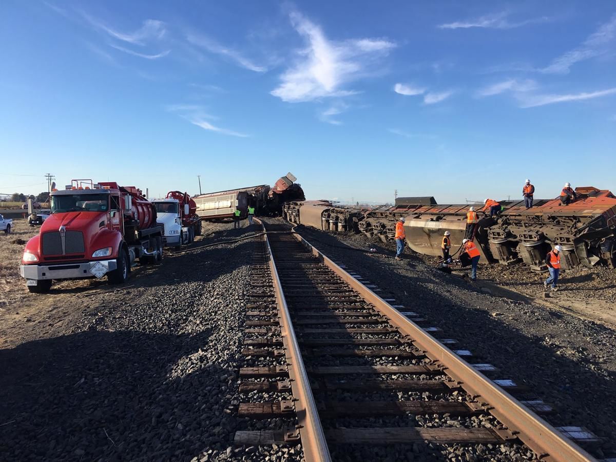 Tren se descarrila en Mabton